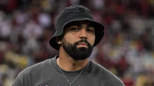 RJ - RIO DE JANEIRO - 05/07/2023 - COPA DO BRASIL 2023, FLAMENGO X ATHLETICO-PR - Gabi jogador do Flamengo durante aquecimento antes da partida contra o Athletico-PR no estadio Maracana pelo campeonato Copa do Brasil 2023. Foto: Thiago Ribeiro/AGIF