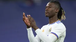 Eduardo Camavinga chegou ao Real Madrid após uma temporada de destaque no Rennes — Foto: Diego Souto/Getty Images