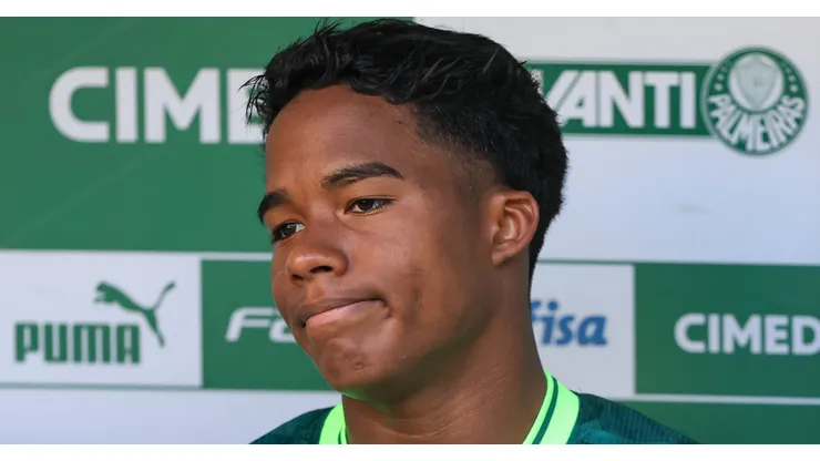 Foto: Marcello Zambrana/AGIF - Endrick deu declaração sobre o Palmeiras