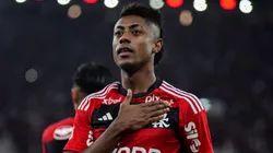 RJ - RIO DE JANEIRO - 05/07/2023 - COPA DO BRASIL 2023, FLAMENGO X ATHLETICO-PR - Bruno Henrique jogador do Flamengo comemora seu gol durante partida contra o Athletico-PR no estadio Maracana pelo campeonato Copa do Brasil 2023. Foto: Thiago Ribeiro/AGIF