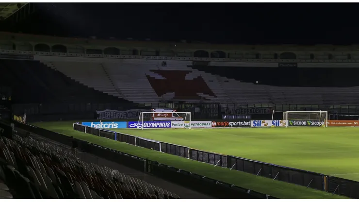Visão geral de São Januário antes da partida entre Vasco e Goiás pelo Brasileirão 2020 (Foto: Bruna Prado/Getty Images)