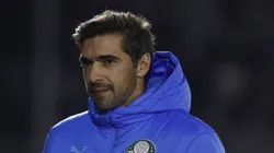 BRAGANCA PAULISTA, BRAZIL - SEPTEMBER 03: Abel Ferreira head coach of Palmeiras looks on during the match between Red Bull Bragantino and Palmeiras as part of Brasileirao Series A 2022 at Nabi Abi Chedid Stadium on September 03, 2022 in Braganca Paulista, Brazil. (Photo by Ricardo Moreira/Getty Images)