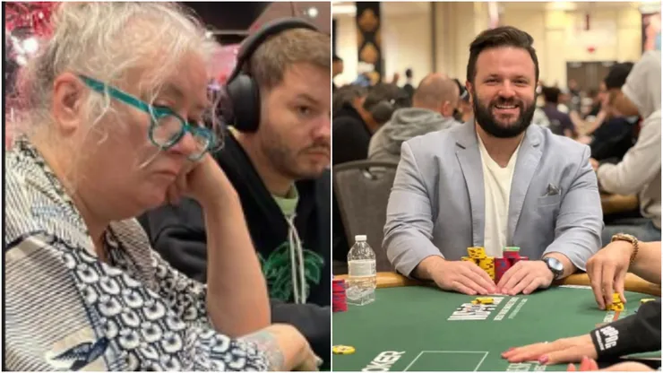 A oponente de Vitor Dzivieleveski na WSOP (Foto: Reprodução Instagram oficial Vitor Dzivieleveski @vitinhodzi)