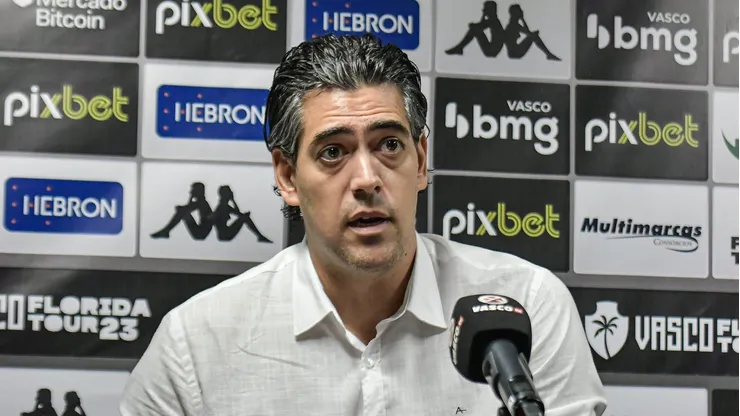 RJ - Rio de Janeiro - 06/12/2022 - VASCO, COLETIVA PAULO BRACKS - Paulo Bracks diretor executivo do Vasco durante coletiva de imprensa em Sāo Januario. Foto: Thiago Ribeiro/AGIF