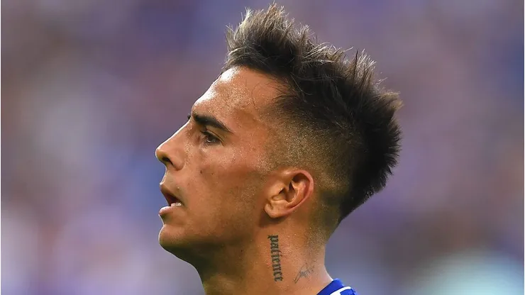 GELSENKIRCHEN, GERMANY - AUGUST 13: Rodrigo Zalazar of FC Schalke 04 celebrates after scoring their sides first goal during the Bundesliga match between FC Schalke 04 and Borussia Mönchengladbach at Veltins-Arena on August 13, 2022 in Gelsenkirchen, Germany. (Photo by Frederic Scheidemann/Getty Images)
