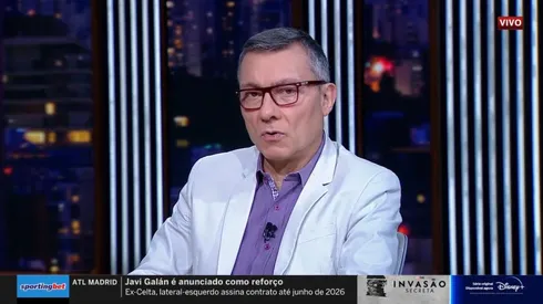 Foto: Reprodução/Disney - Paulo Calçade fez forte posicionamento contra a CBF pela não expulsão de Zé Ivaldo em jogo contra o Palmeiras