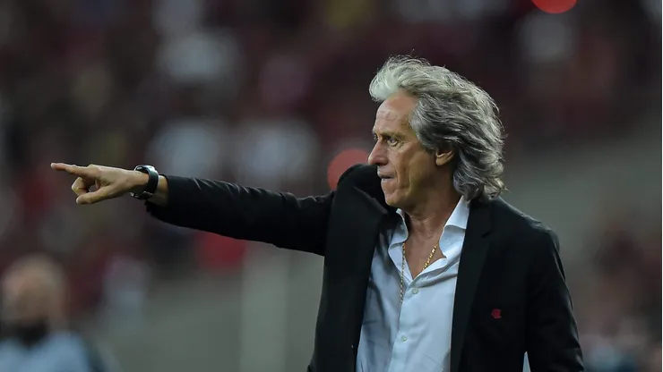 Brasileiro A 2019, Flamengo x Ceara -Jorge Jesus tecnico do Flamengo durante partida contra o Ceara no estadio Maracana pelo campeonato Brasileiro A 2019.