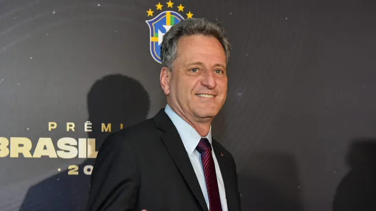 RJ - Rio de Janeiro - 09/12/2019 - Premio Brasileirao 2019 - Rodolfo Landim presidente do Flamengo, durante a cerimonia de entrega do Premio Brasileirao 2019, promovida pela CBF, para premiar os melhores de cada posicao do Campeonato Brasileiro 2019, realizado no Armazem 2, Centro do Rio de Janeiro. Foto: Thiago Ribeiro/AGIF