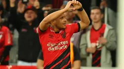 Foto: José Tramontin/Athletico/Divulgação - Vitor Roque: alvo do Barcelona, da Espanha