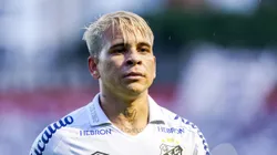 SP - Sao Paulo - 28/01/2023 - PAULISTA 2023, SANTOS X FERROVIARIA - Soteldo jogador do Santos durante partida contra o Ferroviaria no estadio Caninde pelo campeonato Paulista 2023. Foto: Marcello Zambrana/AGIF