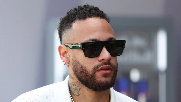 MONTE-CARLO, MONACO - MAY 28: Neymar walks in the Paddock prior to the F1 Grand Prix of Monaco at Circuit de Monaco on May 28, 2023 in Monte-Carlo, Monaco. (Photo by Ryan Pierse/Getty Images)