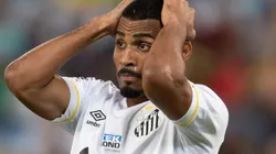 Joaquim jogador do Santos lamenta derrota para o Cuiabá ( Foto: Gil Gomes/AGIF)