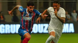 Foto: Walmir Cirne/AGIF - Cauly, jogador do Bahia, durante partida contra o Gremio, no estadio Arena Fonte Nova, pelo campeonato Brasileiro A 2023.