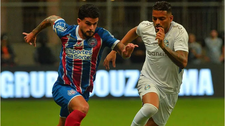 Foto: Walmir Cirne/AGIF - Cauly, jogador do Bahia, durante partida contra o Gremio, no estadio Arena Fonte Nova, pelo campeonato Brasileiro A 2023.