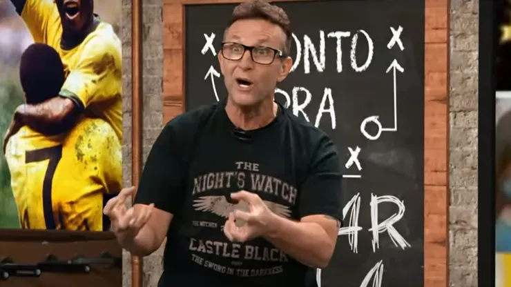 Craque Neto revoltado durante os Donos da Bola São Paulo. Foto: Reprodução/Band