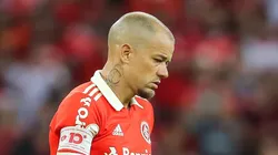 D'Alessandro na época de Internacional durante sua partida de despedida contra o Fortaleza no Beira-Rio. Foto: Pedro H. Tesch/AGIF