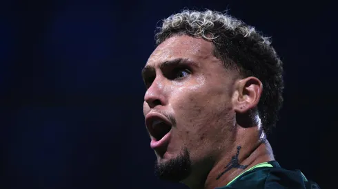 SP - SAO PAULO - 29/04/2023 - BRASILEIRO A 2023, PALMEIRAS X CORINTHIANS - Rafael Navarro jogador do Palmeiras durante partida contra o Corinthians no estadio Arena Allianz Parque pelo campeonato BRASILEIRO A 2023. Foto: Ettore Chiereguini/AGIF