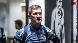 Paulo Turra na chegada da partida entre Santos e Blooming pela Sul-Americana 2023 Foto: Reprodução Flickr Santos/Raul Baretta