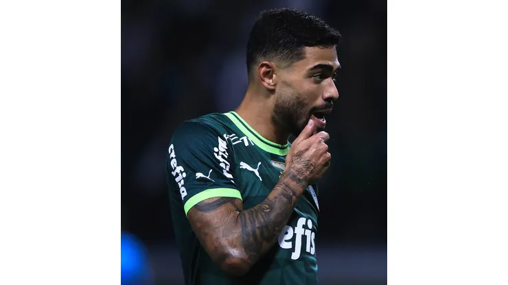 SP - SAO PAULO - 17/05/2023 - COPA DO BRASIL 2023, PALMEIRAS X FORTALEZA - Bruno Tabata jogador do Palmeiras durante partida contra o Fortaleza no estadio Arena Allianz Parque pelo campeonato Copa do Brasil 2023. Foto: Ettore Chiereguini/AGIF