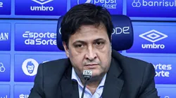RS - PORTO ALEGRE - 29/06/2023 - GREMIO, COLETIVA DO PRESIDENTE ALBERTO GUERRA - Alberto Guerra presidente do Gremio durante em coletiva de imprensa realizada no CT Luiz Carvalho. Foto: Maxi Franzoi/AGIF