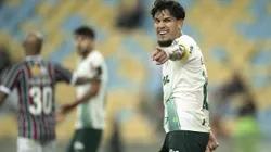 RJ - RIO DE JANEIRO - 05/08/2023 - BRASILEIRO A 2023, FLUMINENSE X PALMEIRAS - Gustavo Gomez jogador do Palmeiras durante partida contra o Fluminense no estadio Maracana pelo campeonato Brasileiro A 2023. Foto: Jorge Rodrigues/AGIF