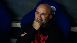 RJ - RIO DE JANEIRO - 26/08/2023 - BRASILEIRO A 2023, FLAMENGO X INTERNACIONAL - Jorge Sampaoli tecnico do Flamengo durante partida contra o Internacional no estadio Maracana pelo campeonato Brasileiro A 2023. Foto: Thiago Ribeiro/AGIF