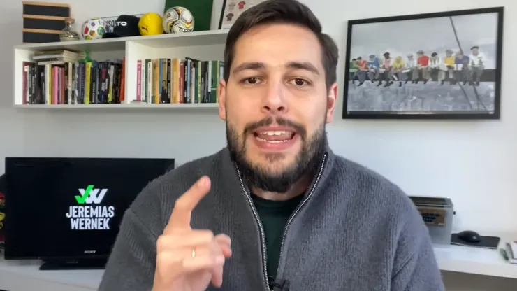 Foto: Reprodução/YouTube - Jeremias Wernek: jornalista atualizou situação de jogador no Grêmio