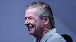 RJ - RIO DE JANEIRO - 18/08/2023 - VASCO, APRESENTACAO DIMITRI PAYET - O Presidente Jorge Salgado durante apresentacao oficial de Dimitri Payet como jogador do Vasco em coletiva de imprensa realizada no Sao Januario. Foto: Thiago Ribeiro/AGIF