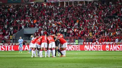 RS - PORTO ALEGRE - 29/08/2023 - LIBERTADORES 2023, INTERNACIONAL X BOLIVAR - Jogadores do Internacional antes da partida contra Bolivar no estadio Beira-Rio pelo campeonato Libertadores 2023. Foto: Maxi Franzoi/AGIF