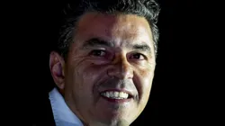 BUENOS AIRES, ARGENTINA - OCTOBER 16: Marcelo Gallardo coach of River Plate smiles after a match between River Plate and Rosario Central as part of Liga Profesional 2022 at Estadio Más Monumental Antonio Vespucio Liberti on October 16, 2022 in Buenos Aires, Argentina. (Photo by Marcelo Endelli/Getty Images)