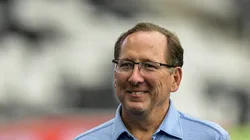 RJ - RIO DE JANEIRO - 27/08/2023 - BRASILEIRO A 2023, BOTAFOGO X BAHIA - John Textor executivo da SAF do Botafogo antes da partida contra o Bahia no estadio Engenhao pelo campeonato Brasileiro A 2023. Foto: Jorge Rodrigues/AGIF