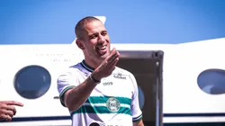 Foto: Gabriel Thá/Coritiba/Divulgação - Slimani: atacante foi anunciado recentemente pelo Coxa