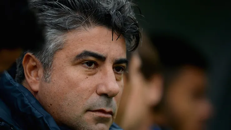 TOULON, FRANCE - MAY 22: Coach Alexandre Gallo of Brazil during the Toulon Tournament Group B match between Brazil and South Korea at the Leo Legrange Stadium on May 22, 2014 in Toulon, France. (Photo by Christopher Lee/Getty Images)