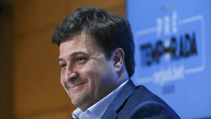 RS - Porto Alegre - 08/12/2022 - GREMIO, COLETIVA DE IMPRENSA - Alberto Guerra presidente do Gremio durante em coletiva de imprensa realizada no Arena do Gremio. Foto: Fernando Alves/AGIF