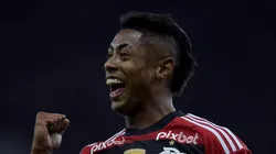 RJ - RIO DE JANEIRO - 28/06/2023 - LIBERTADORES 2023, FLAMENGO X AUCAS - Bruno Henrique jogador do Flamengo comemora seu gol durante partida contra o Aucas no estadio Maracana pelo campeonato Libertadores 2023. Foto: Alexandre Loureiro/AGIF