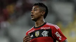 RJ - RIO DE JANEIRO - 13/08/2023 - BRASILEIRO A 2023, FLAMENGO X SAO PAULO - Bruno Henrique jogador do Flamengo durante partida contra o Sao Paulo no estadio Maracana pelo campeonato Brasileiro A 2023. Foto: Thiago Ribeiro/AGIF
