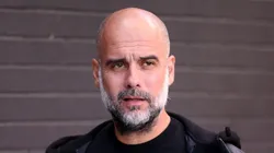 BURNLEY, ENGLAND - AUGUST 11: Josep Guardiola, Head Coach of Manchester City arrives at the stadium prior to the Premier League match between Burnley FC and Manchester City at Turf Moor on August 11, 2023 in Burnley, England. (Photo by Nathan Stirk/Getty Images)