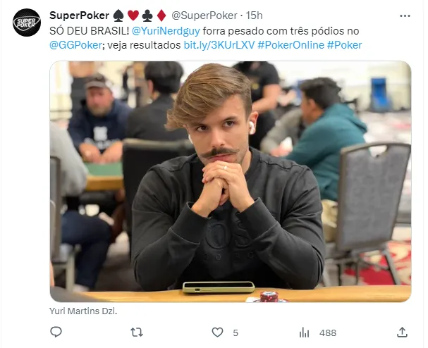 Reprodução Twitter @SuperPoker