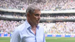 MG - BELO HORIZONTE - 27/08/2023 - BRASILEIRO A 2023, ATLETICO-MG X SANTOS - Diego Aguirre tecnico do Santos durante partida contra o Atletico-MG no estadio Arena MRV pelo campeonato Brasileiro A 2023. Foto: Alessandra Torres/AGIF