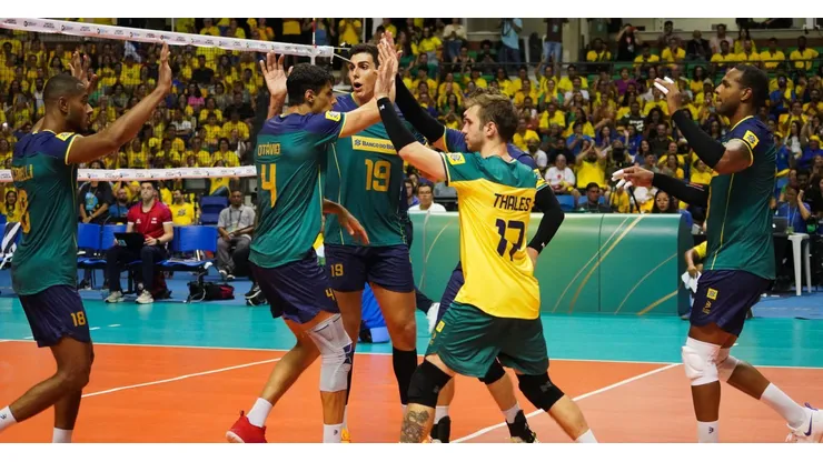 Brasil segue invicto no Sul-Americano. Foto: CBV
