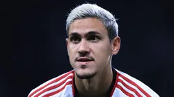 SP - SAO PAULO - 08/07/2023 - BRASILEIRO A 2023, PALMEIRAS X FLAMENGO - Pedro jogador do Flamengo durante partida contra o Palmeiras no estadio Arena Allianz Parque pelo campeonato Brasileiro A 2023. Foto: Ettore Chiereguini/AGIF