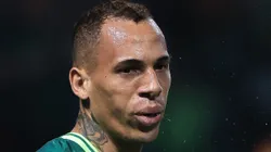 SP - SAO PAULO - 22/07/2023 - BRASILEIRO A 2023, PALMEIRAS X FORTALEZA - Breno Lopes jogador do Palmeiras durante partida contra o Fortaleza no estadio Arena Allianz Parque pelo campeonato Brasileiro A 2023. Foto: Ettore Chiereguini/AGIF