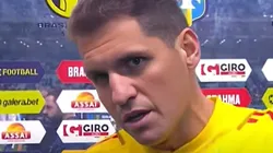 Foto: Reprodução/Premiere - Rafael Cabral demonstrou irritação após o jogo