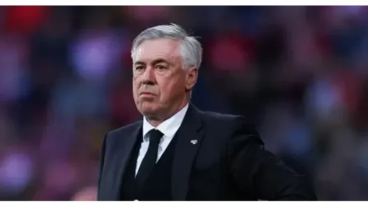 Foto: Divulgação/Getty Images/ Eric Alonso. Carlo Ancelotti em jogo do Real Madrid