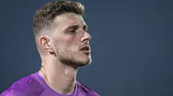 GO - GOIANIA - 21/08/2023 - BRASILEIRO A 2023, GOIAS X ATHLETICO-PR - Bento goleiro do Athletico-PR durante partida contra o Goias no estadio Serrinha pelo campeonato Brasileiro A 2023. Foto: Heber Gomes/AGIF