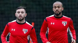 Mena e Wesley em treinamento