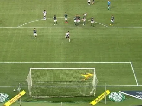 Benitez marcou um golaço contra o Palmeiras em 2021 e surpreendeu vascaínos