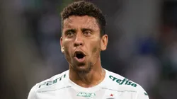 MT - Cuiaba - 06/11/2022 - BRASILEIRO A 2022, CUIABA X PALMEIRAS - Marcos Rocha jogador do Palmeiras reclama com a arbitragem durante partida contra o Cuiaba no estAdio Arena Pantanal pelo campeonato Brasileiro A 2022. Foto: Gil Gomes/AGIF