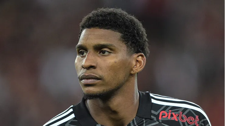Hugo Souza nos tempos de Flamengo