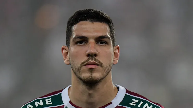 RJ - RIO DE JANEIRO - 19/08/2023 - BRASILEIRO A 2023, FLUMINENSE X AMERICA-MG - Nino jogador do Fluminense durante partida contra o America-MG no estadio Maracana pelo campeonato Brasileiro A 2023. Foto: Thiago Ribeiro/AGIF